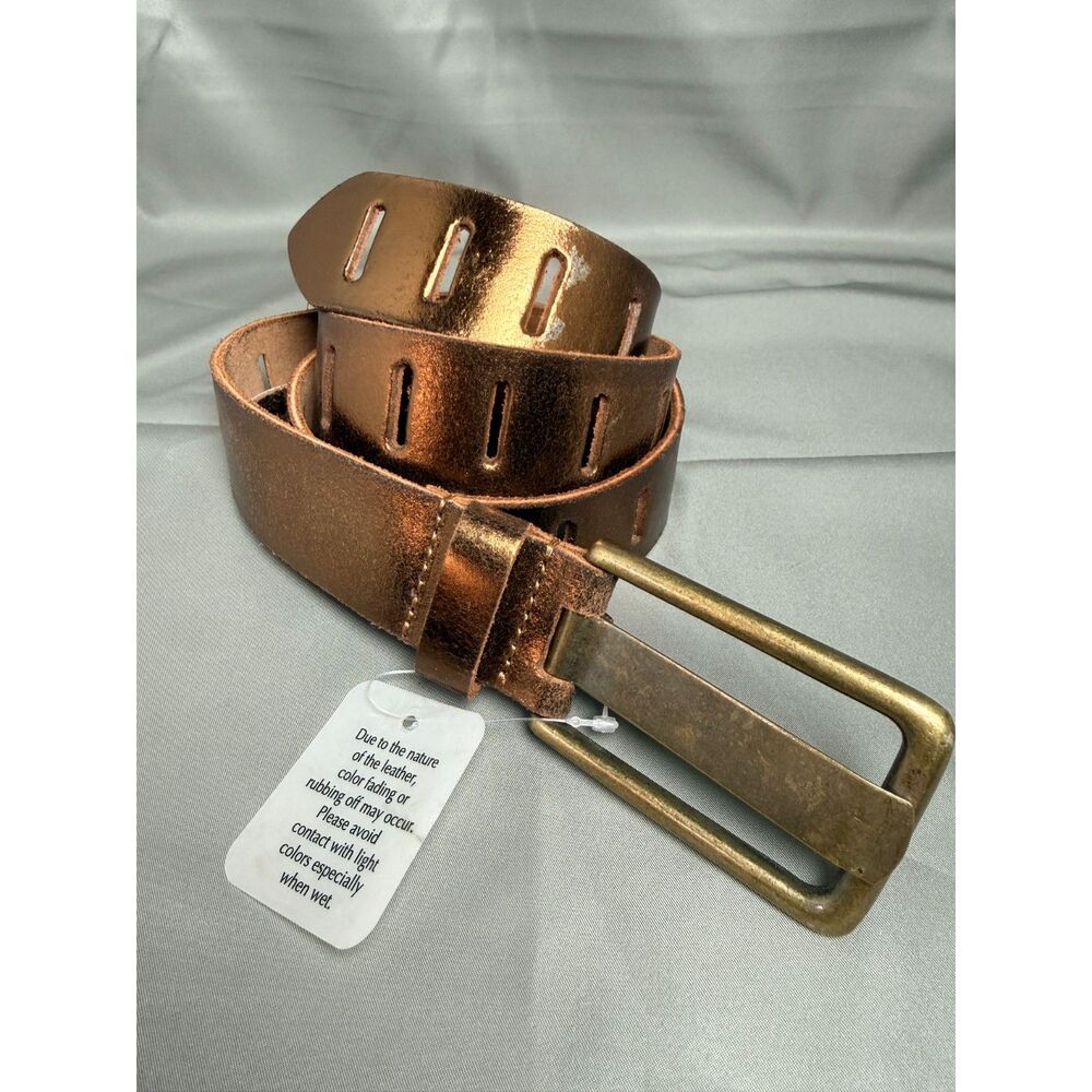 NWT Free People We The Free Metallic Jona Belt size S/M